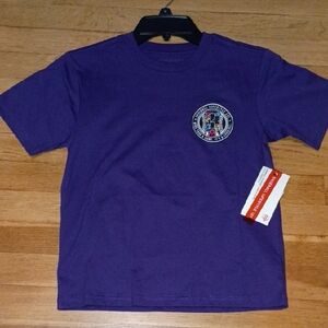 Baseball Lifestyle 101 Purple Kids T-Shirt Youth Large Nwt